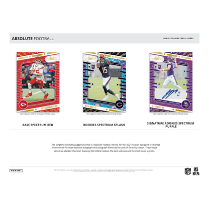 2024 Panini Absolute Football Hobby Box image 2