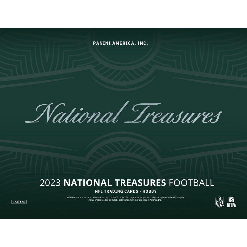 2023 Panini National Treasures Football Hobby Box image 1