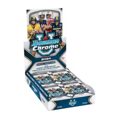 2024 Bowman University Chrome Football Hobby 12 Box Case image 0