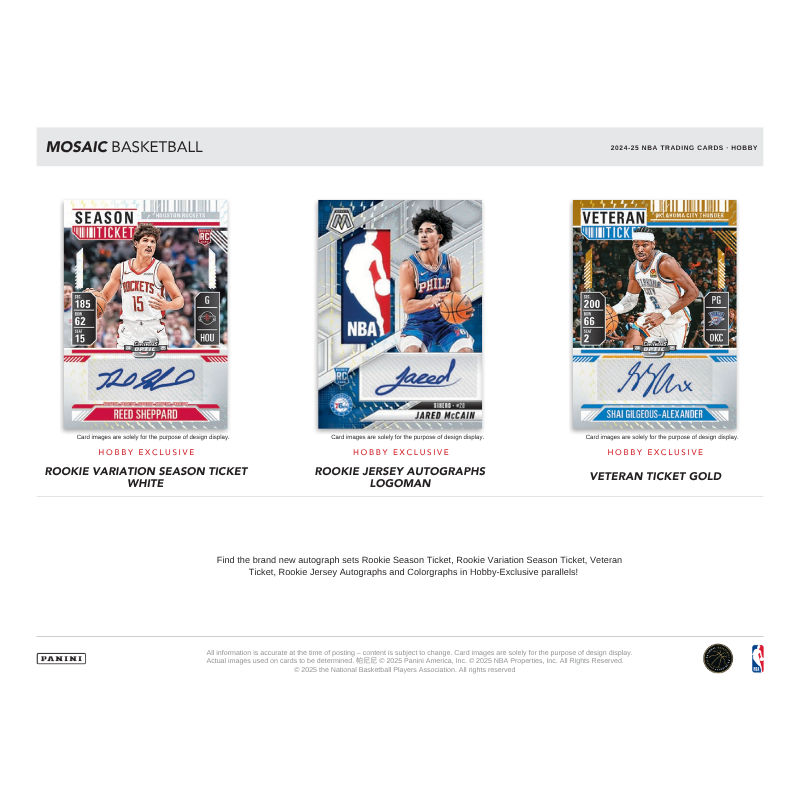 2024/25 Panini Mosaic Basketball Hobby 12 Box Case image 3
