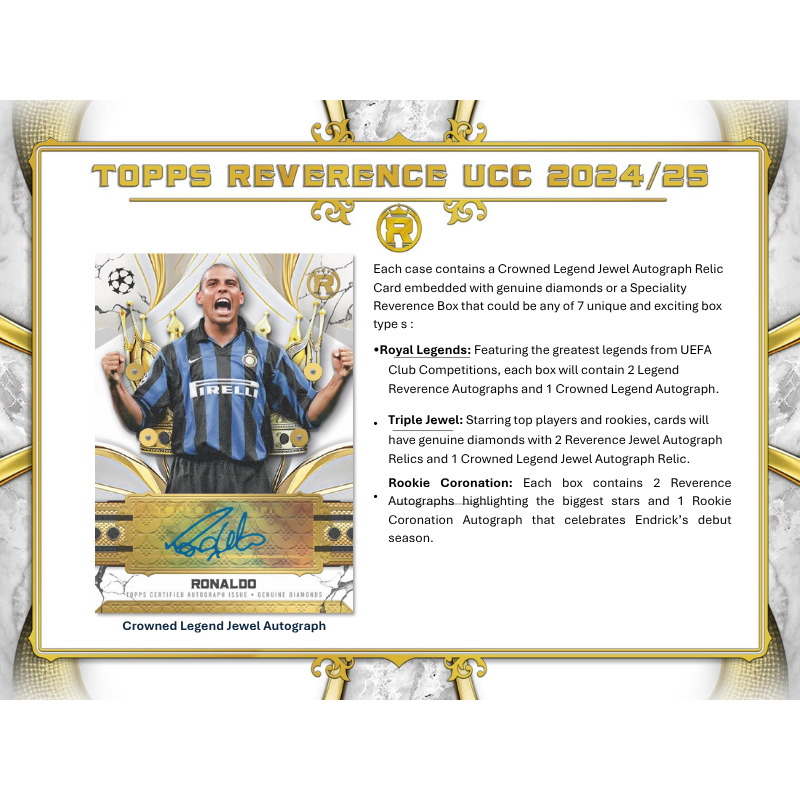 2024/25 Topps Reverence UCC Soccer Hobby Box image 2