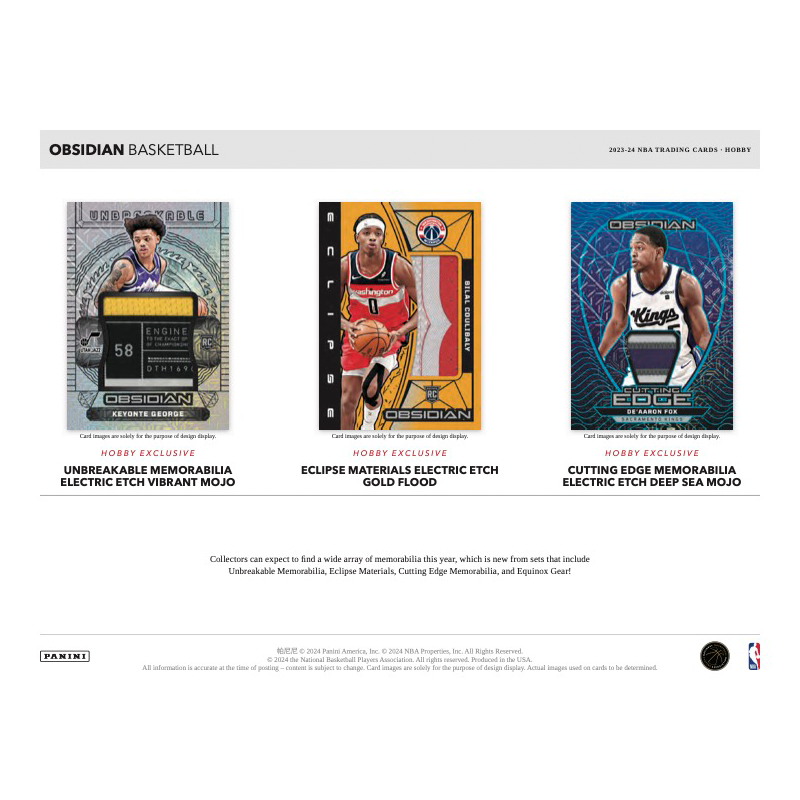 2023/24 Panini Obsidian Basketball Hobby Box image 3
