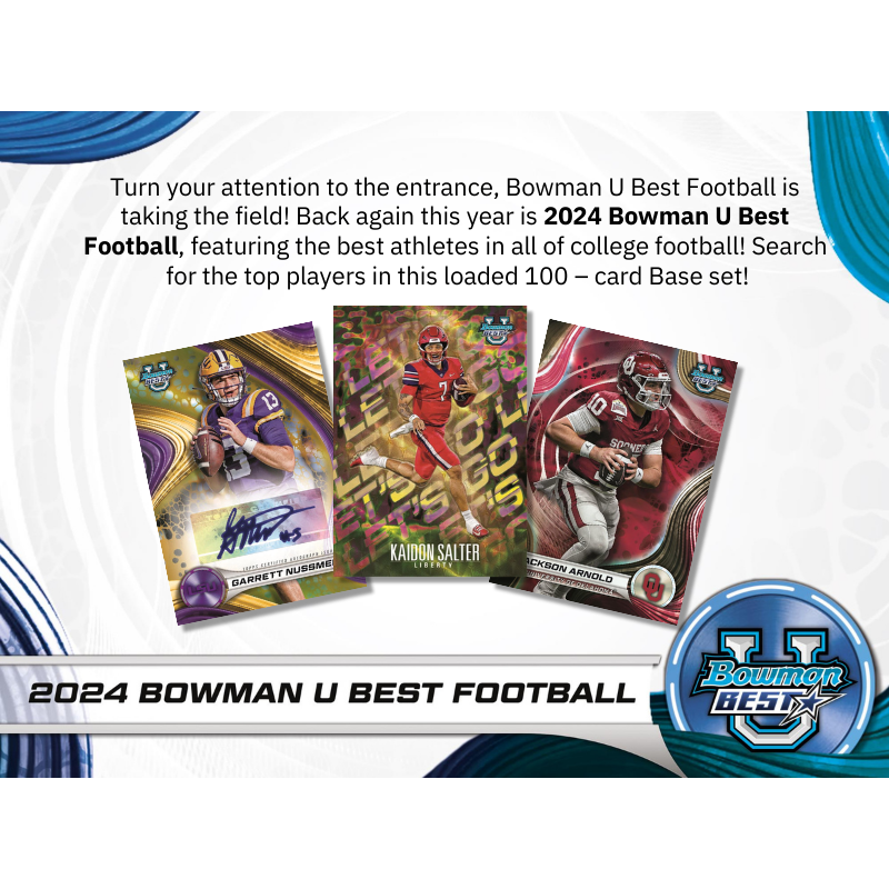 2024 Bowman University Best Football Breaker’s Delight Box image 1