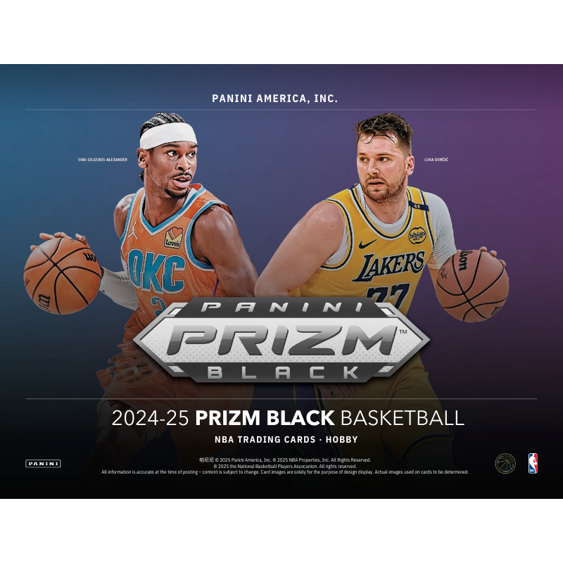 2024/25 Panini Prizm Black Basketball Hobby Box image 1