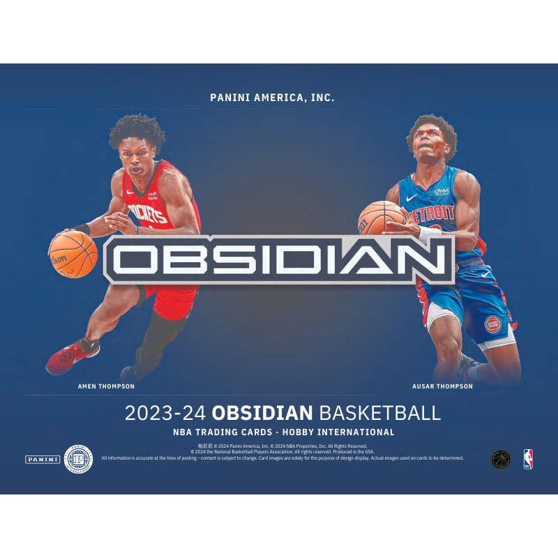 2023/24 Panini Obsidian Basketball International Hobby Box image 1