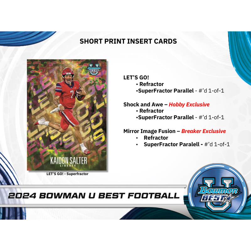 2024 Bowman University Best Football Hobby Box image 5