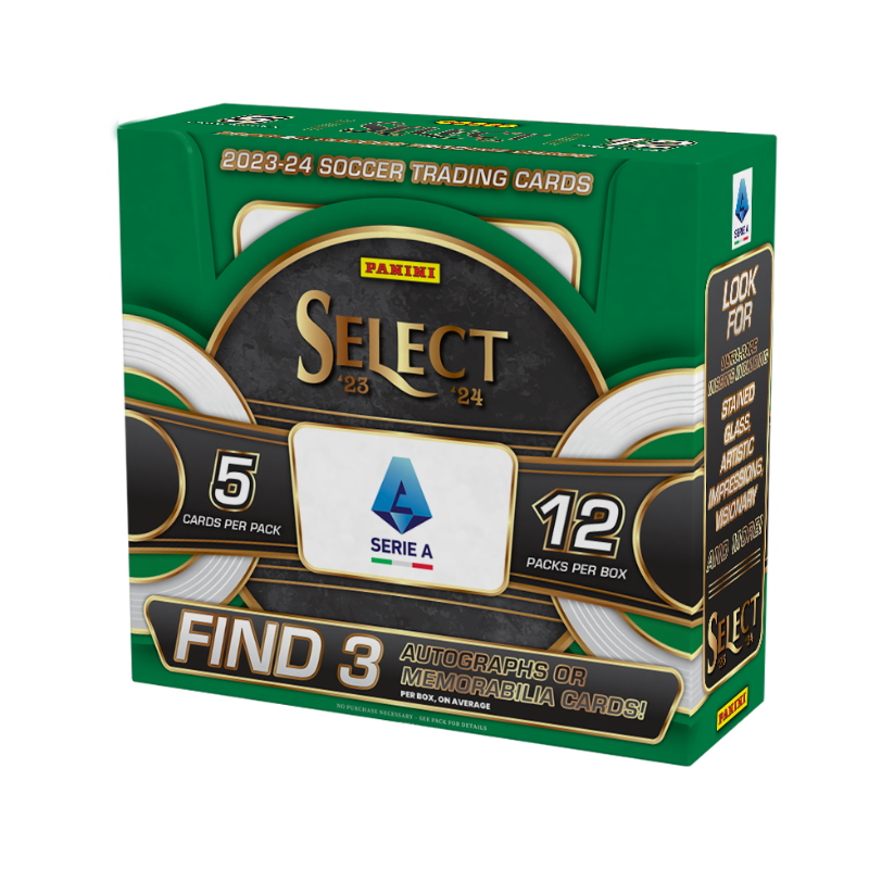 2023/24 Panini Select Serie A Soccer Hobby 12 Box Case image 0