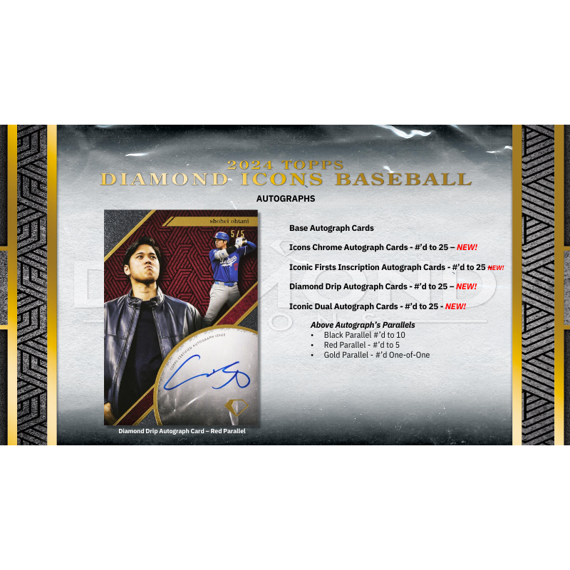 2024 Topps Diamond Icons Baseball Hobby 2 Box Case image 2