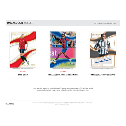 2024 Panini Immaculate Soccer Hobby 6 Box Case image 2