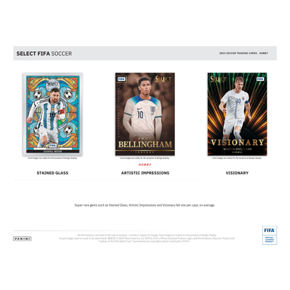 2023/24 Panini Select FIFA Soccer Hobby 12 Box Case image 4