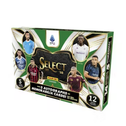 2025/26 Panini Select Serie A Soccer Hobby 12 Box Case image 0