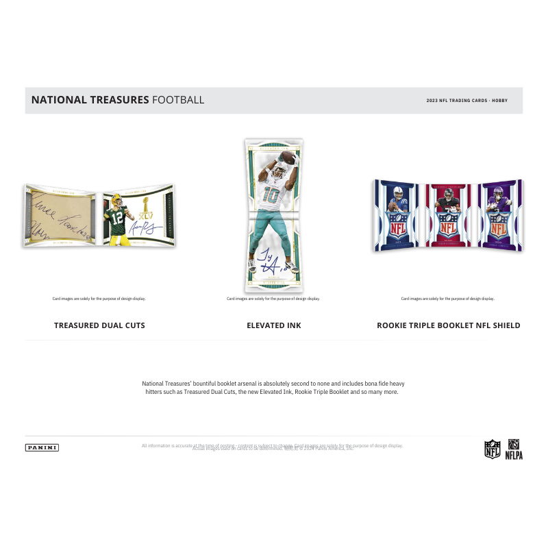 2023 Panini National Treasures Football Hobby 4 Box Case image 3