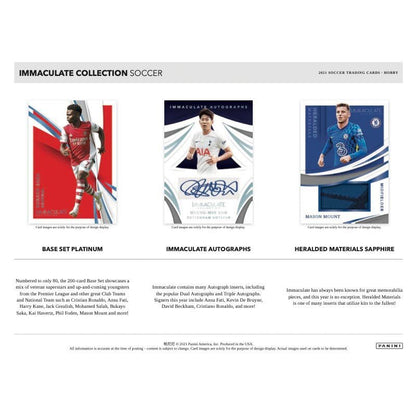 2021 Panini Immaculate Soccer Hobby Box image 1