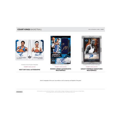2025-26 Panini Court Kings Basketball Hobby 16-Box Case