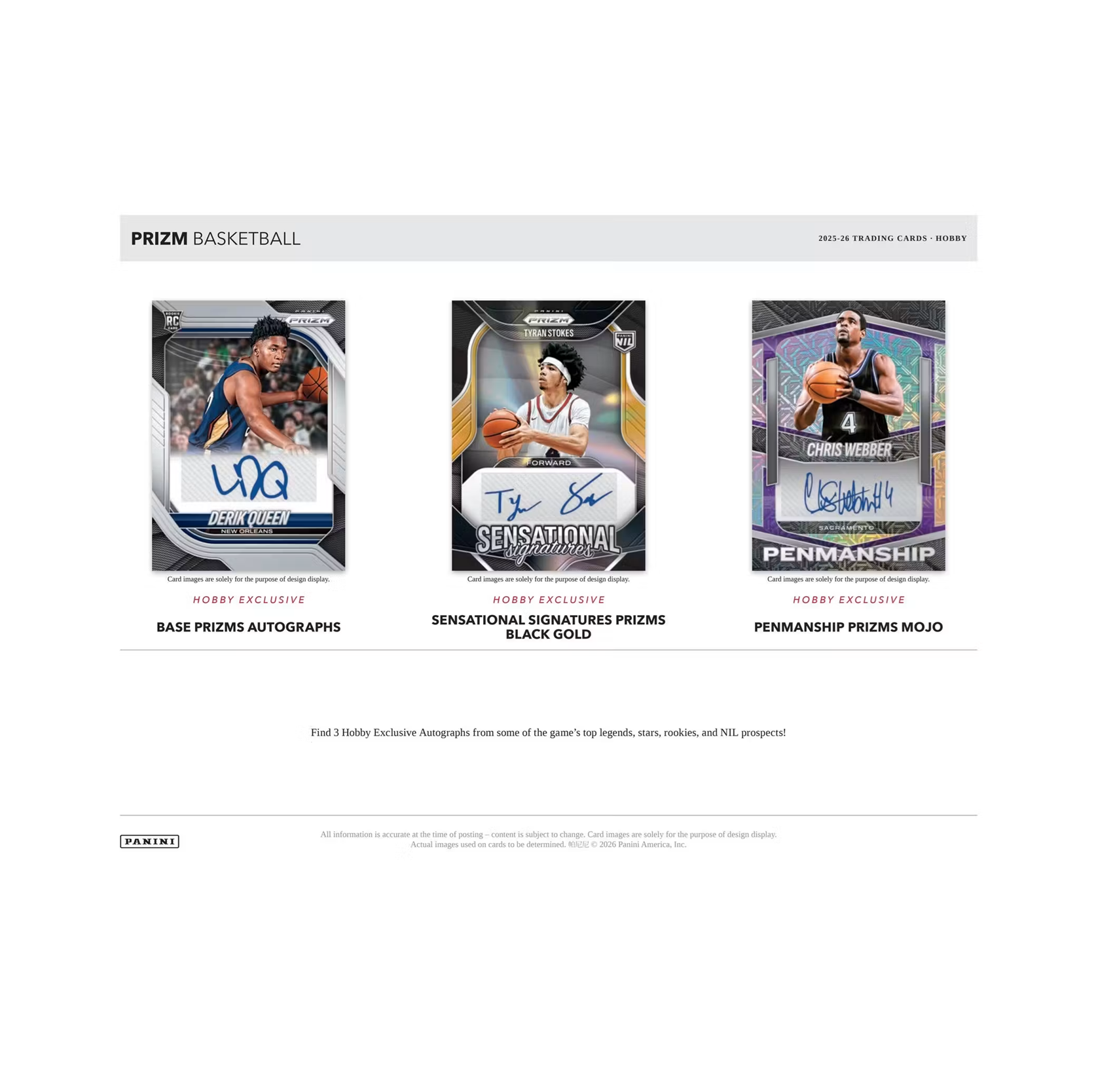 2025-26 Panini Prizm Basketball Hobby 12-Box Case