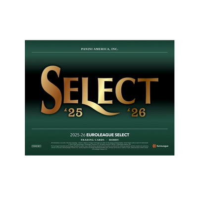 2025-26 Panini Select EuroLeague Basketball Hobby 12-Box Case