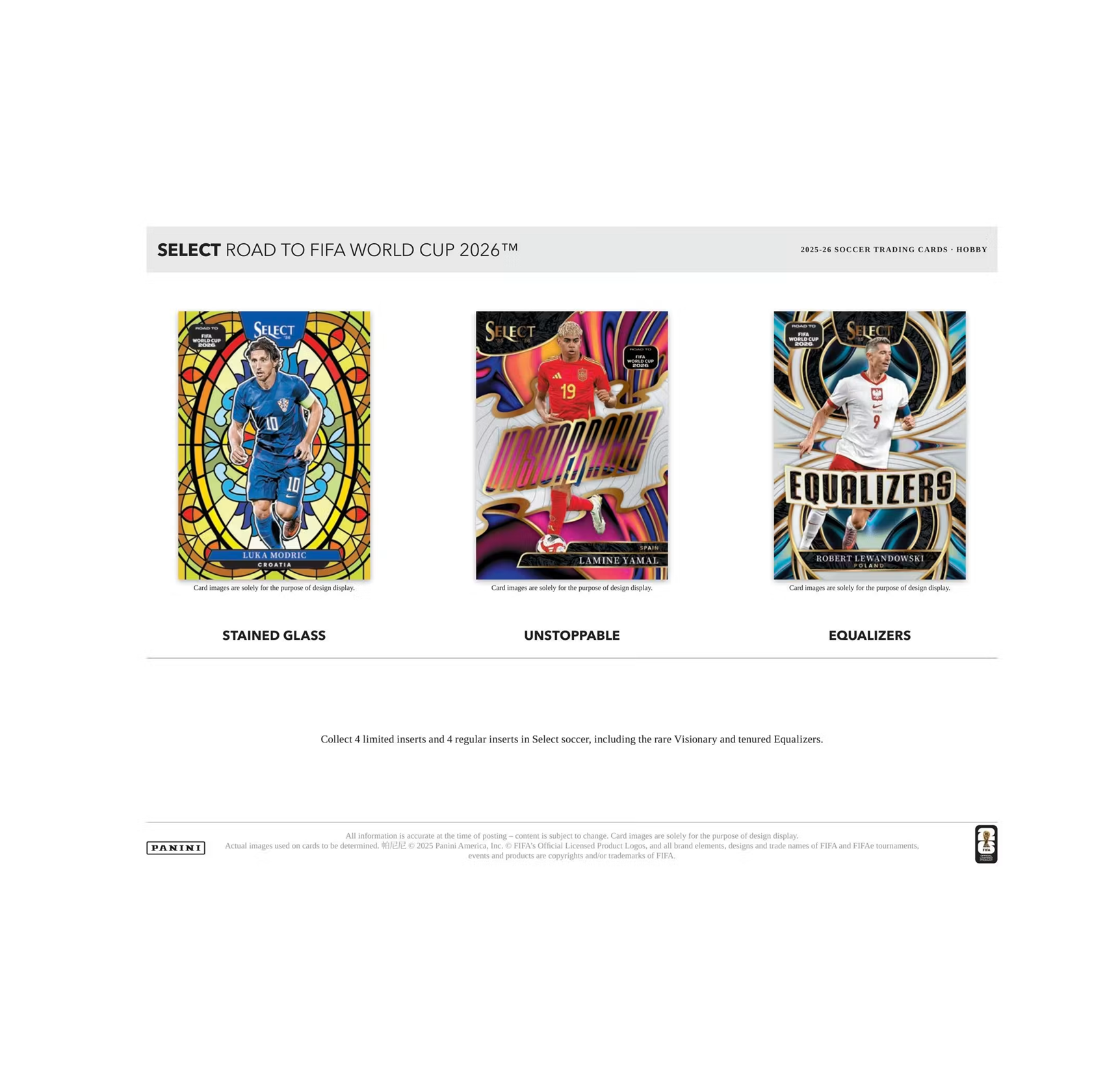 2025-26 Panini Select Road To FIFA World Cup 2026 Soccer Hobby 12-Box Case