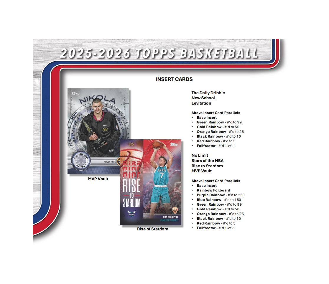 2025-26 Topps Basketball Hobby Jumbo Box