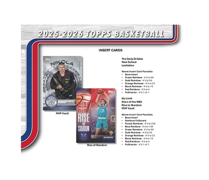 2025-26 Topps Basketball Hobby Jumbo Box