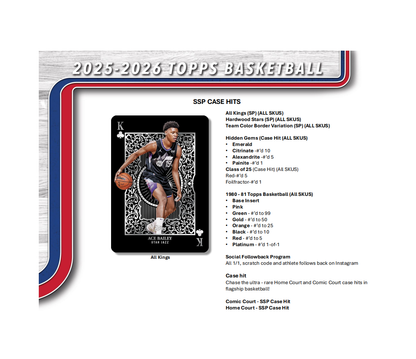 2025-26 Topps Basketball Hobby Jumbo Box