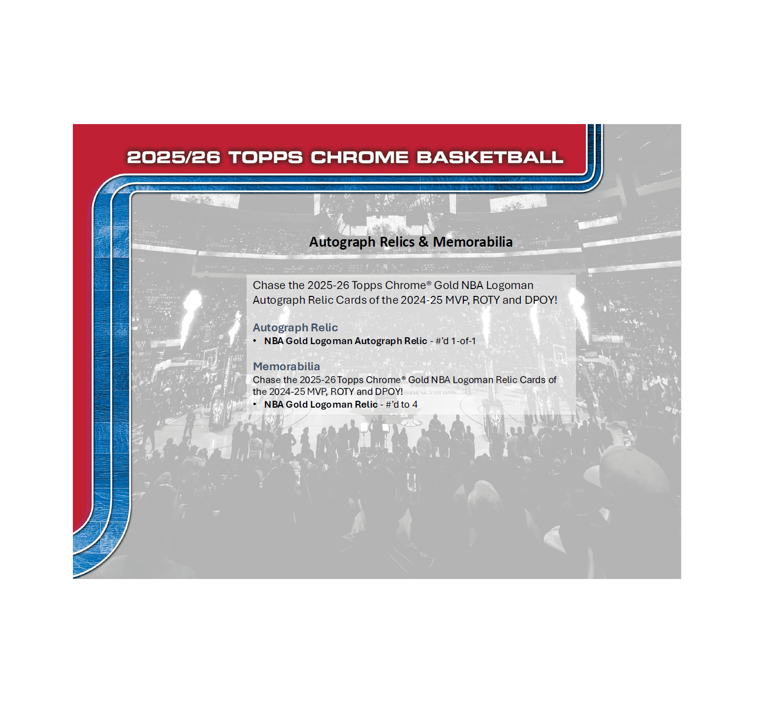 2025-26 Topps Chrome Basketball Breaker's Delight Box