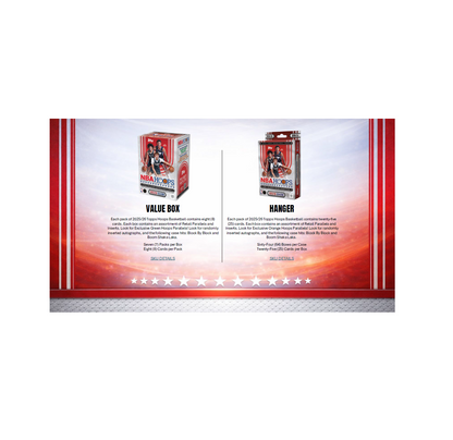 2025-26 Topps NBA Hoops Basketball Hobby Jumbo Box