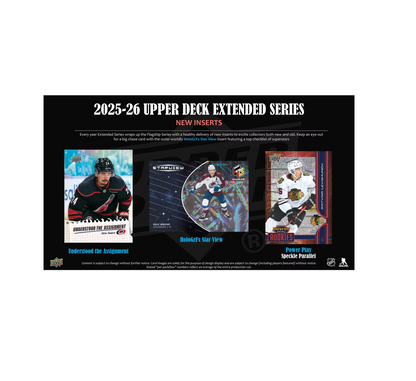 2025-26 Upper Deck Extended Series Hockey Blaster 20-Box Case