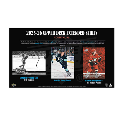2025-26 Upper Deck Extended Series Hockey Hobby 12-Box Case