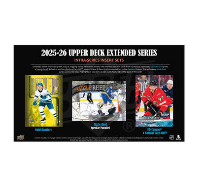 2025-26 Upper Deck Extended Series Hockey Hobby 12-Box Case