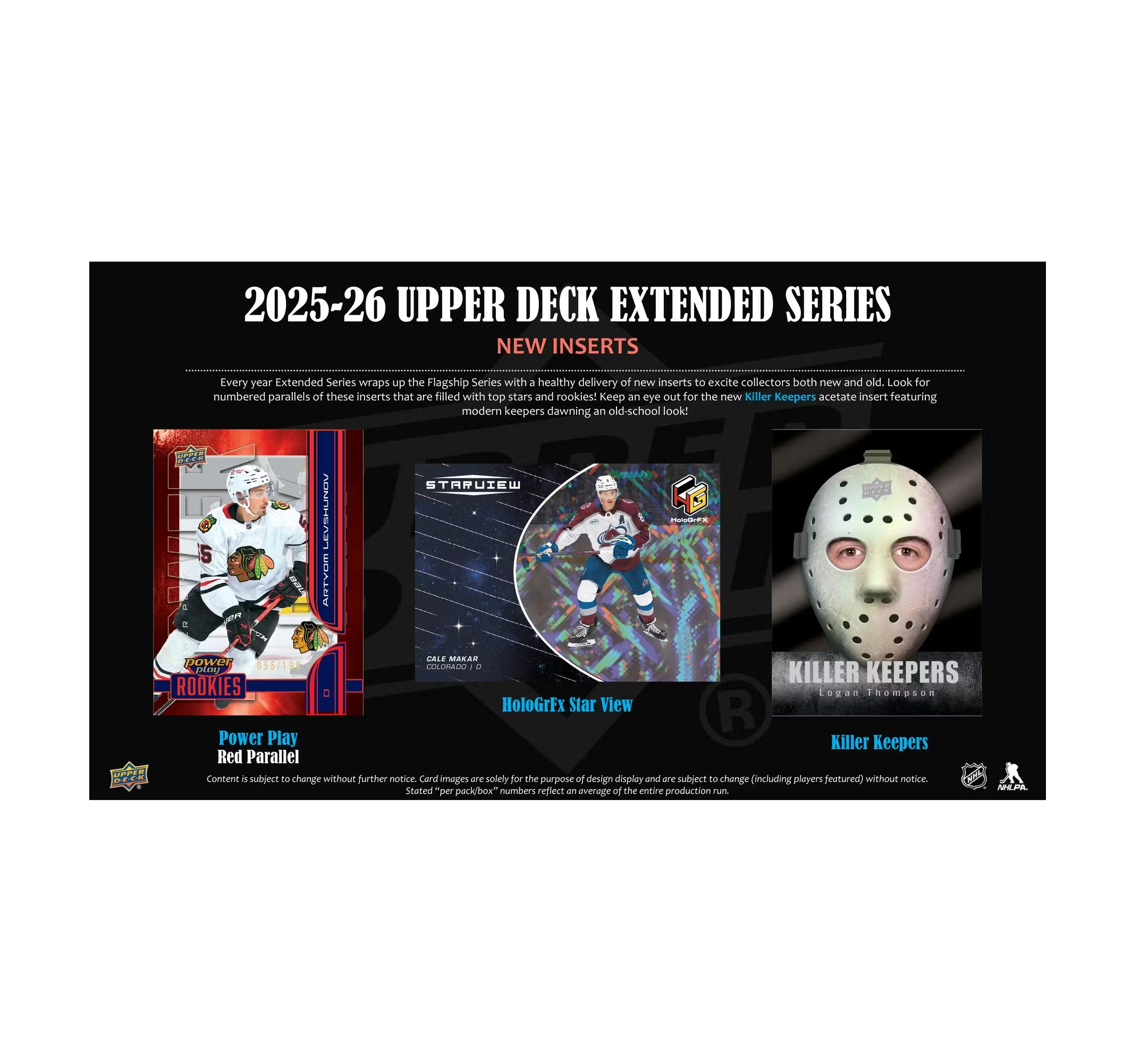 2025-26 Upper Deck Extended Series Hockey Hobby 12-Box Case