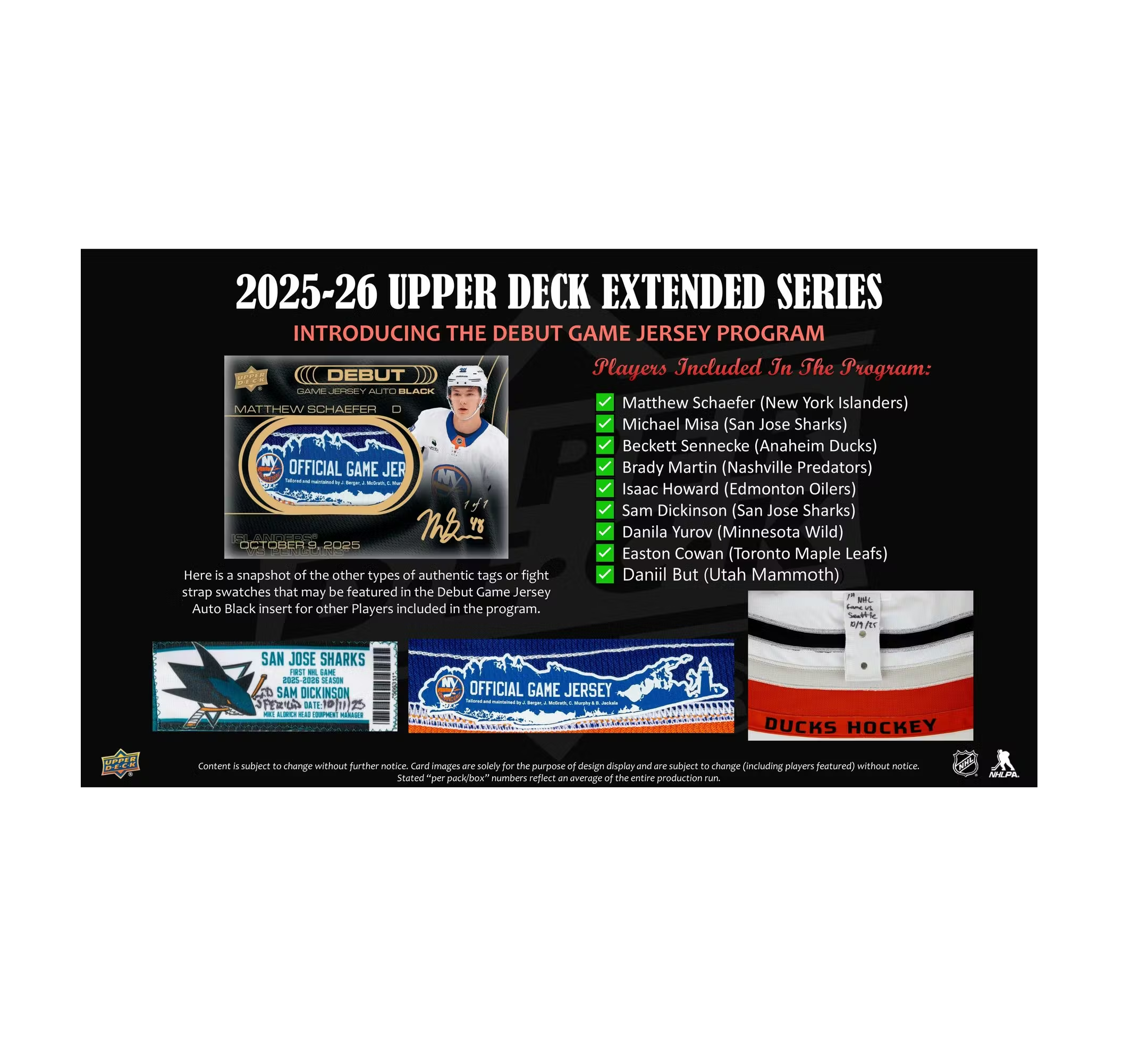 2025-26 Upper Deck Extended Series Hockey Hobby 12-Box Case