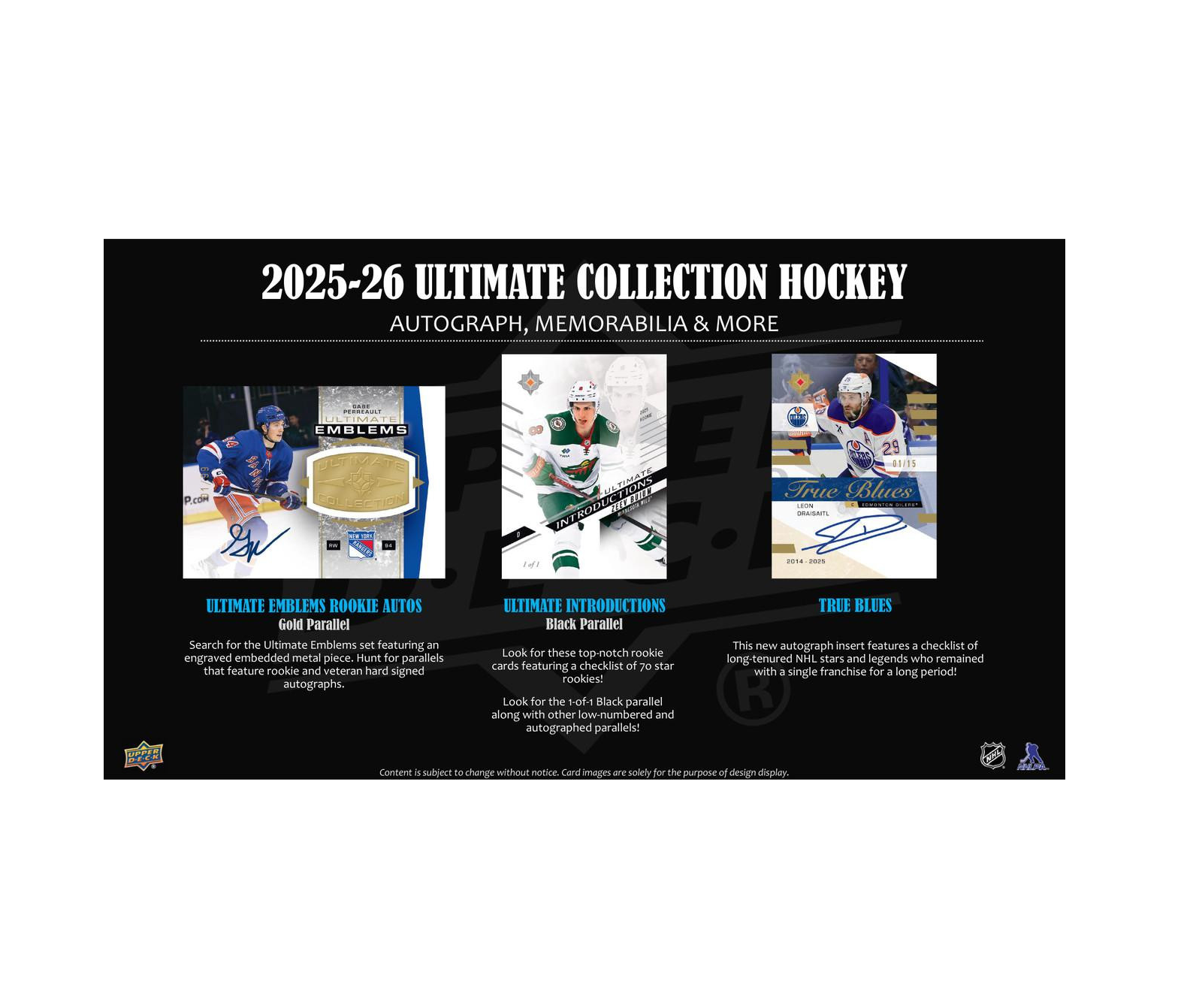 2025-26 Upper Deck Ultimate Collection Hockey Hobby Box