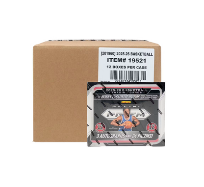 2025-26 Panini Prizm Basketball Hobby 12-Box Case