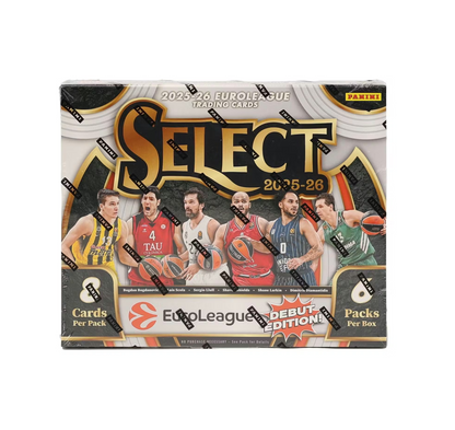 2025-26 Panini Select EuroLeague Basketball Hobby 12-Box Case