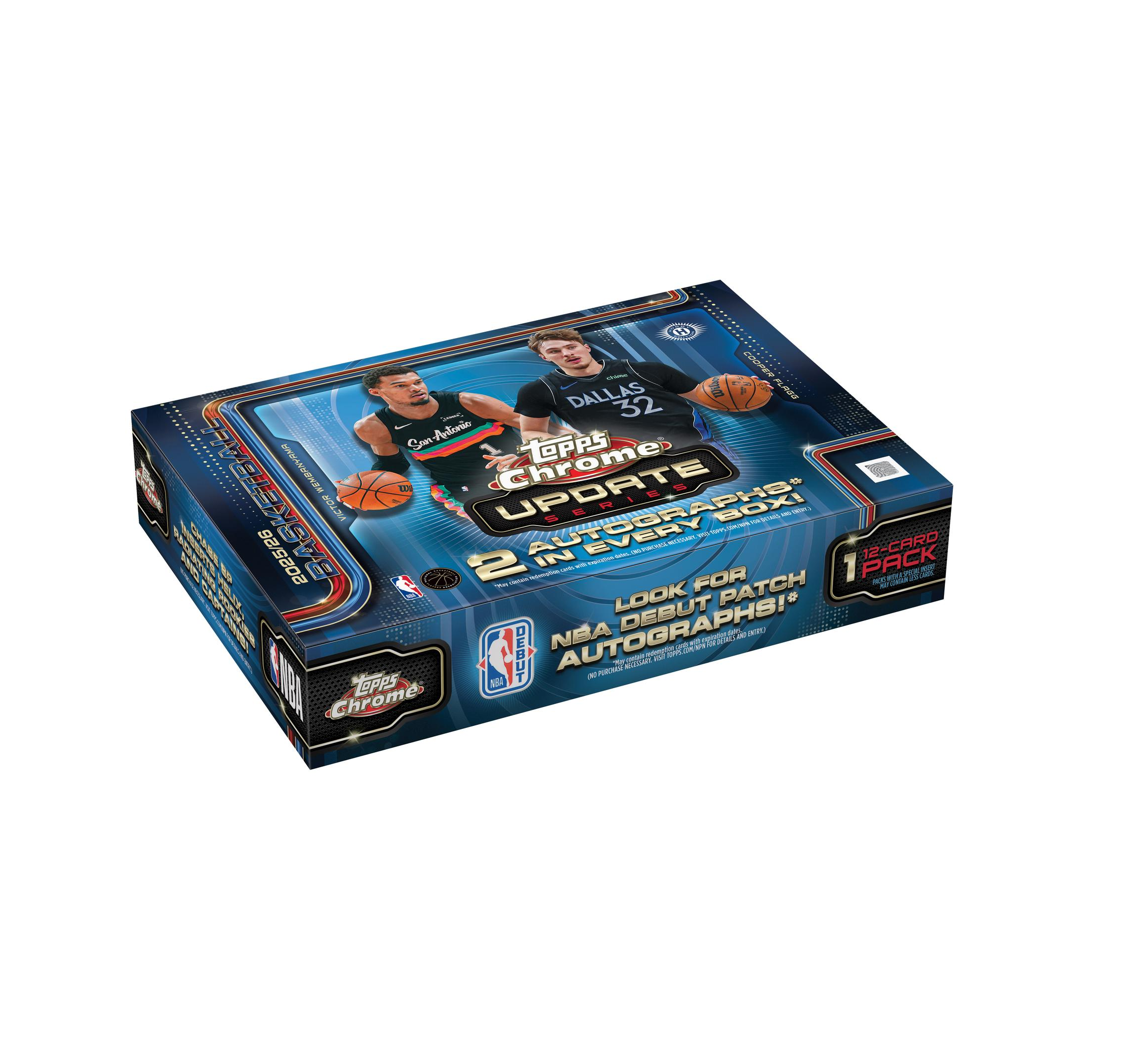 2025-26 Topps Chrome Update Series Basketball Breaker's Delight Box