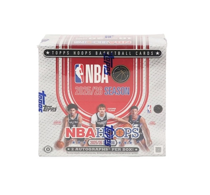 2025-26 Topps NBA Hoops Basketball Hobby Jumbo 8-Box Case