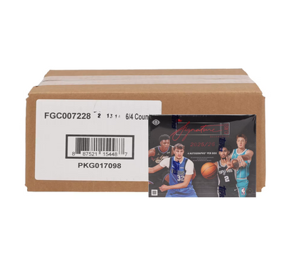 2025-26 Topps Signature Class Basketball Jumbo Hobby 6-Box Case