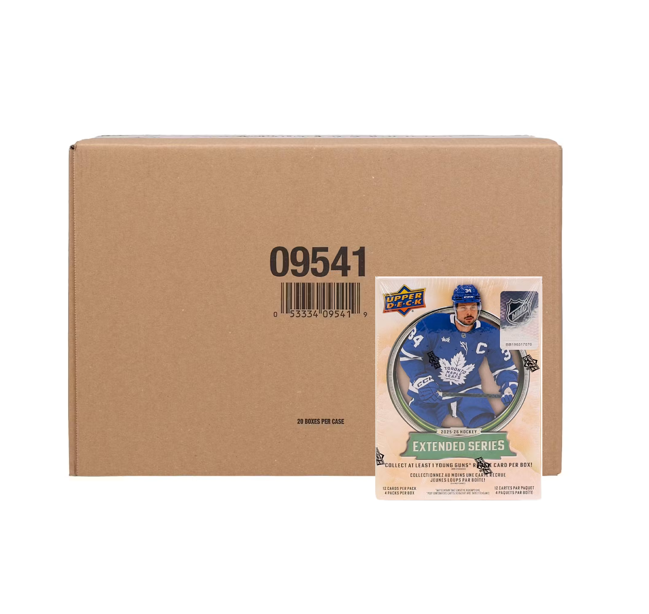 2025-26 Upper Deck Extended Series Hockey Blaster 20-Box Case