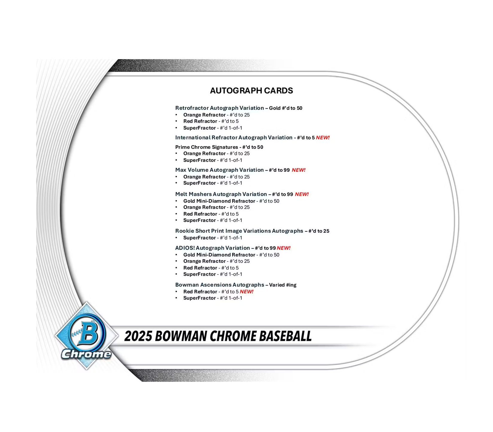 2025 Bowman Chrome Baseball Breakers Delight Box