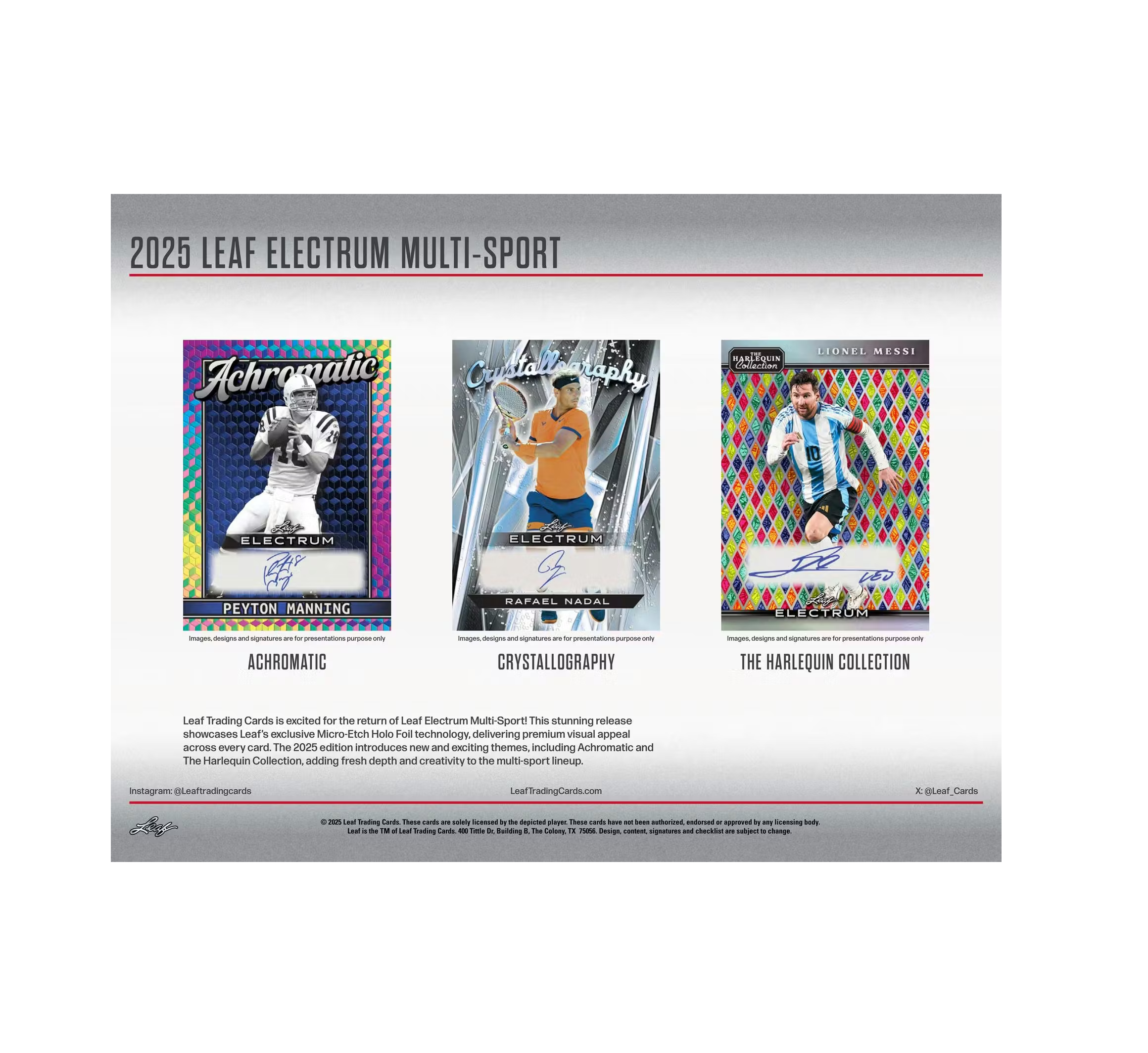 2025 Leaf Electrum Multisport Hobby Box