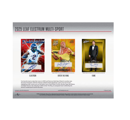 2025 Leaf Electrum Multisport Hobby Box