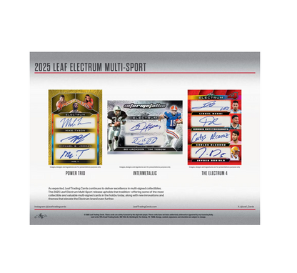 2025 Leaf Electrum Multisport Hobby Box