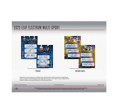 2025 Leaf Electrum Multisport Hobby Box