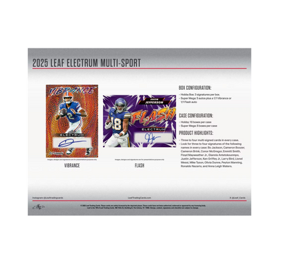 2025 Leaf Electrum Multi-Sport Super Mega Box