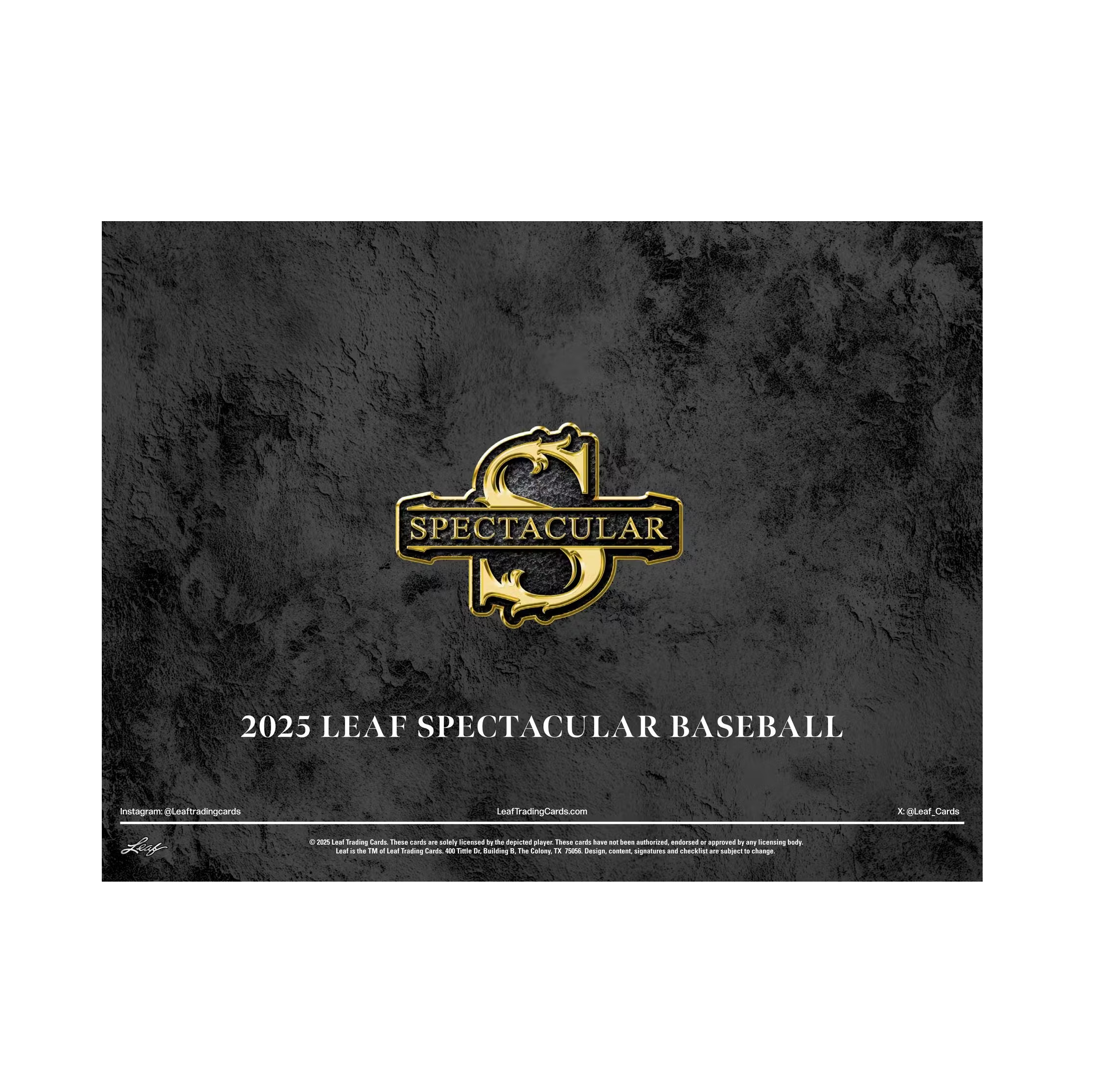 2025 Leaf Spectacular Baseball Box