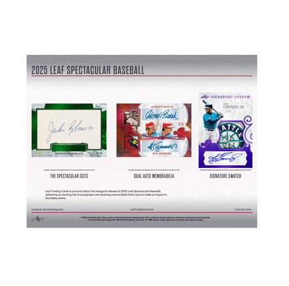 2025 Leaf Spectacular Baseball Box