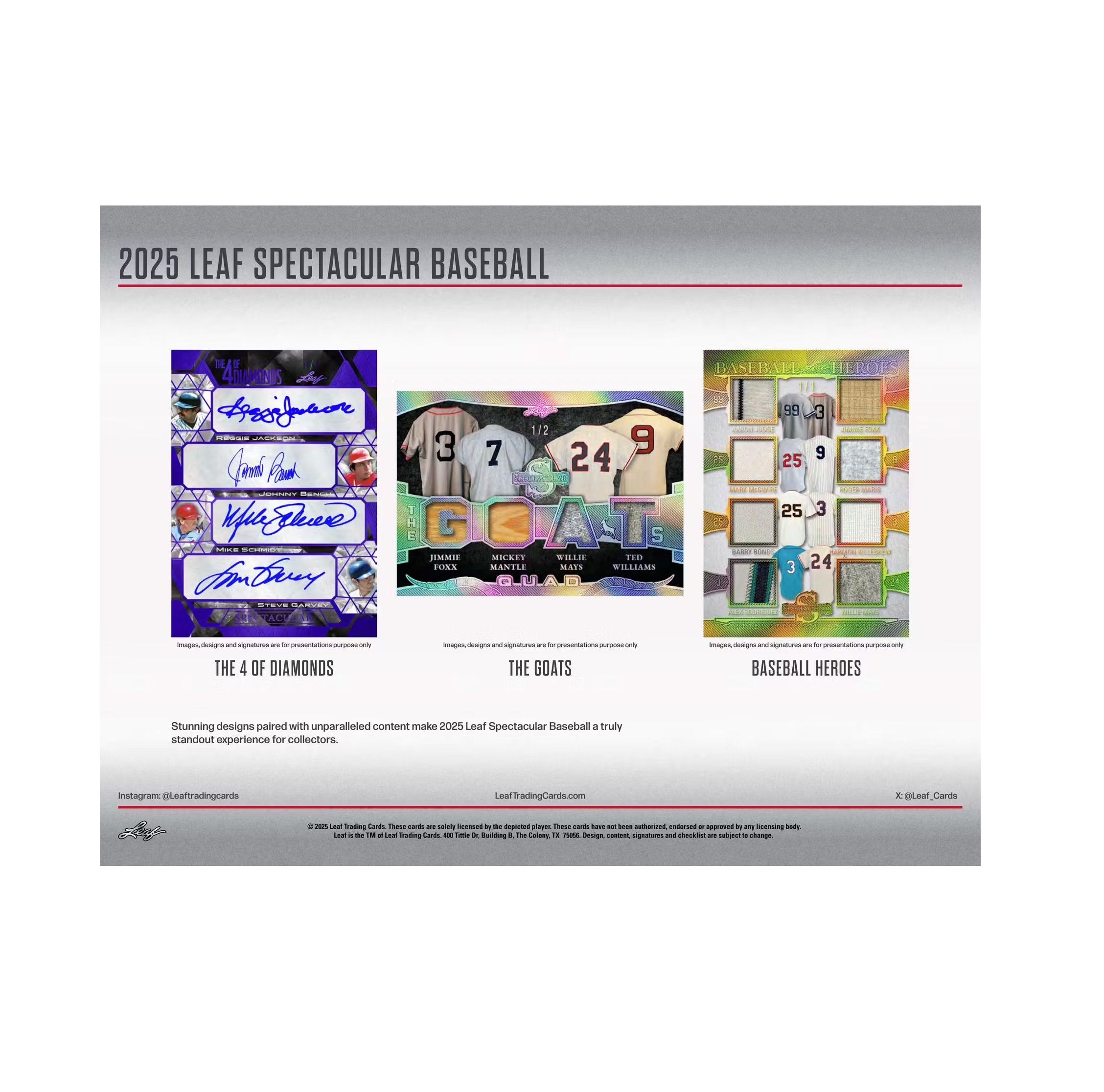2025 Leaf Spectacular Baseball Box