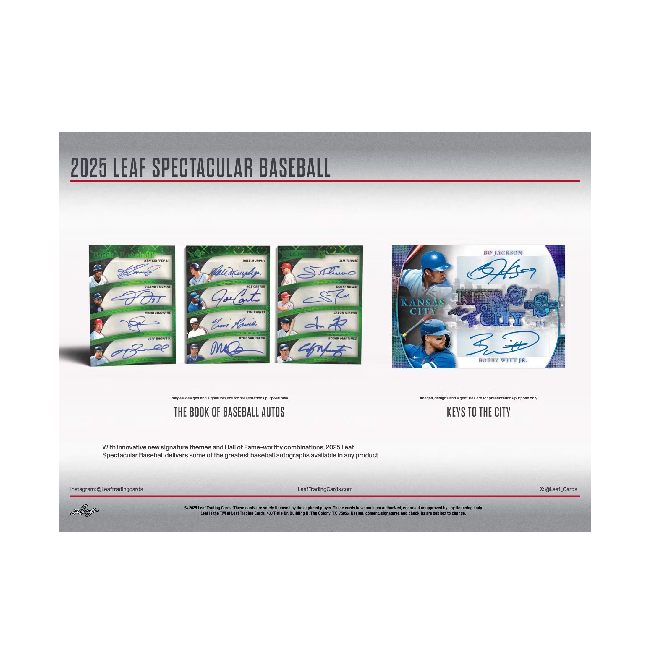 2025 Leaf Spectacular Baseball Box