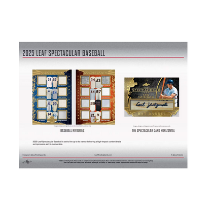 2025 Leaf Spectacular Baseball Box