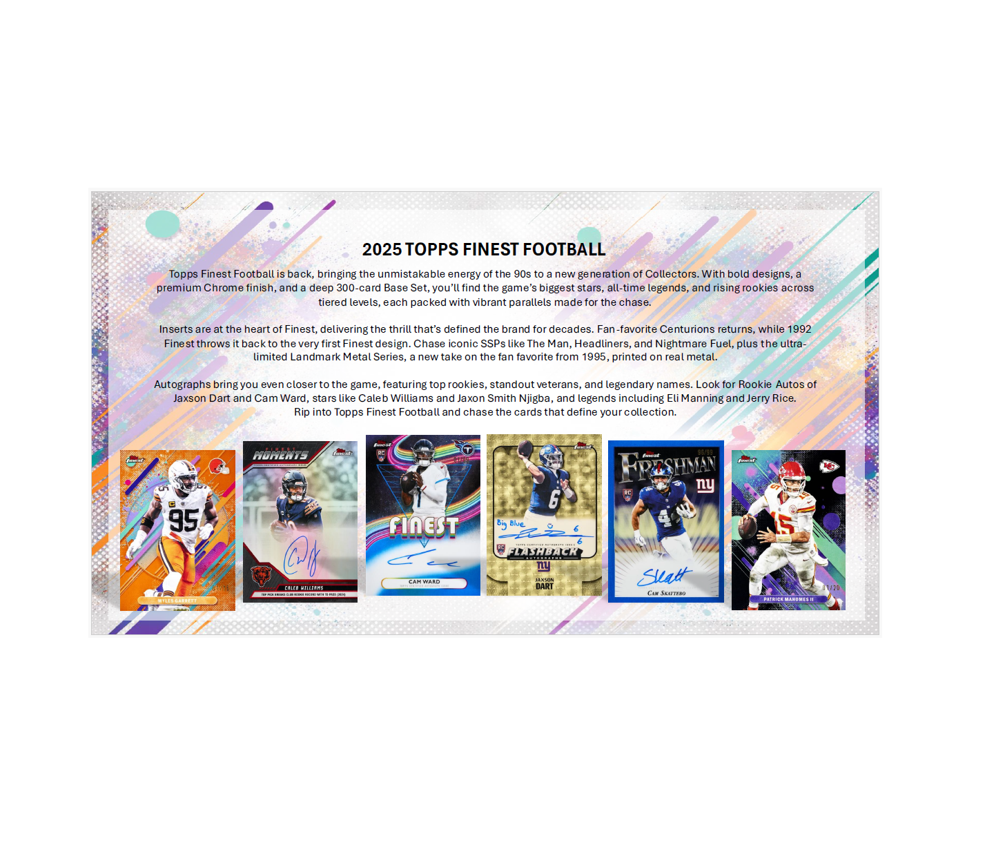 2025 Topps Finest Football Delight Box
